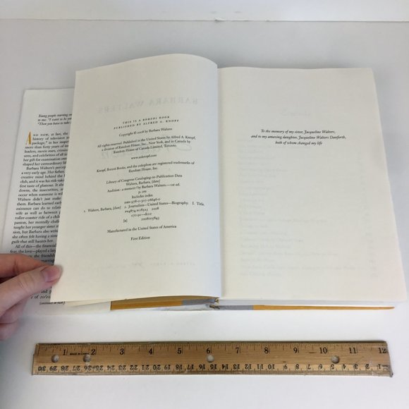 Barbara Walters Audition Memoir Book Hardcover First Edition 2008 w Dust Jacket - Picture 7 of 16